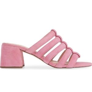 J. Crew pink slides